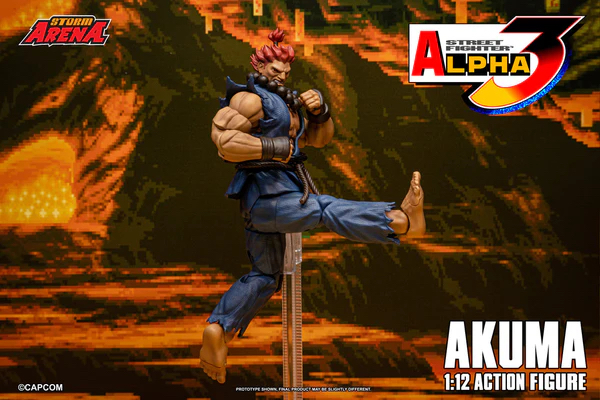 🧲預訂26年第4季：STORM ARENA 1/12 豪鬼 街頭霸王 Zero 3 可動figure STREET FIGHTER ZERO 3 - GOUKI