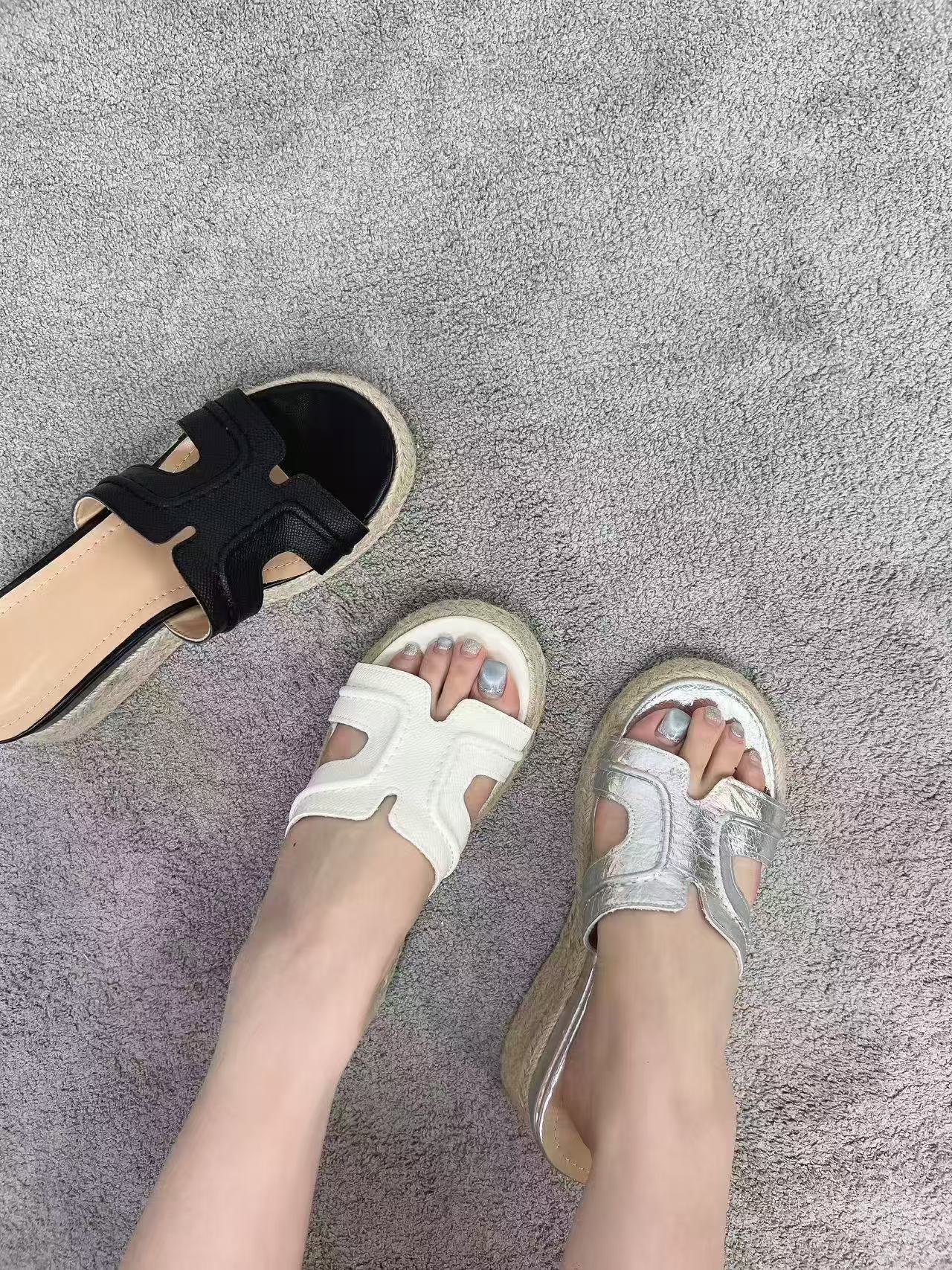 TA59 高级感真皮H厚底鞋