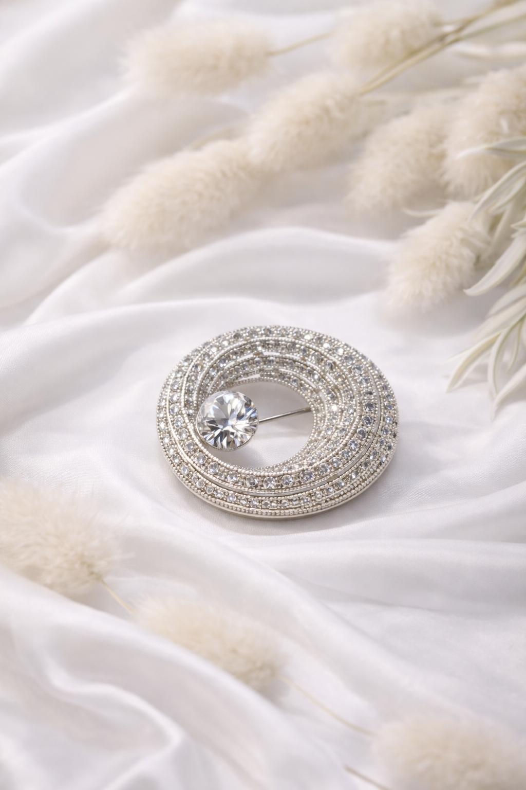 Swarovski Oval Brooch