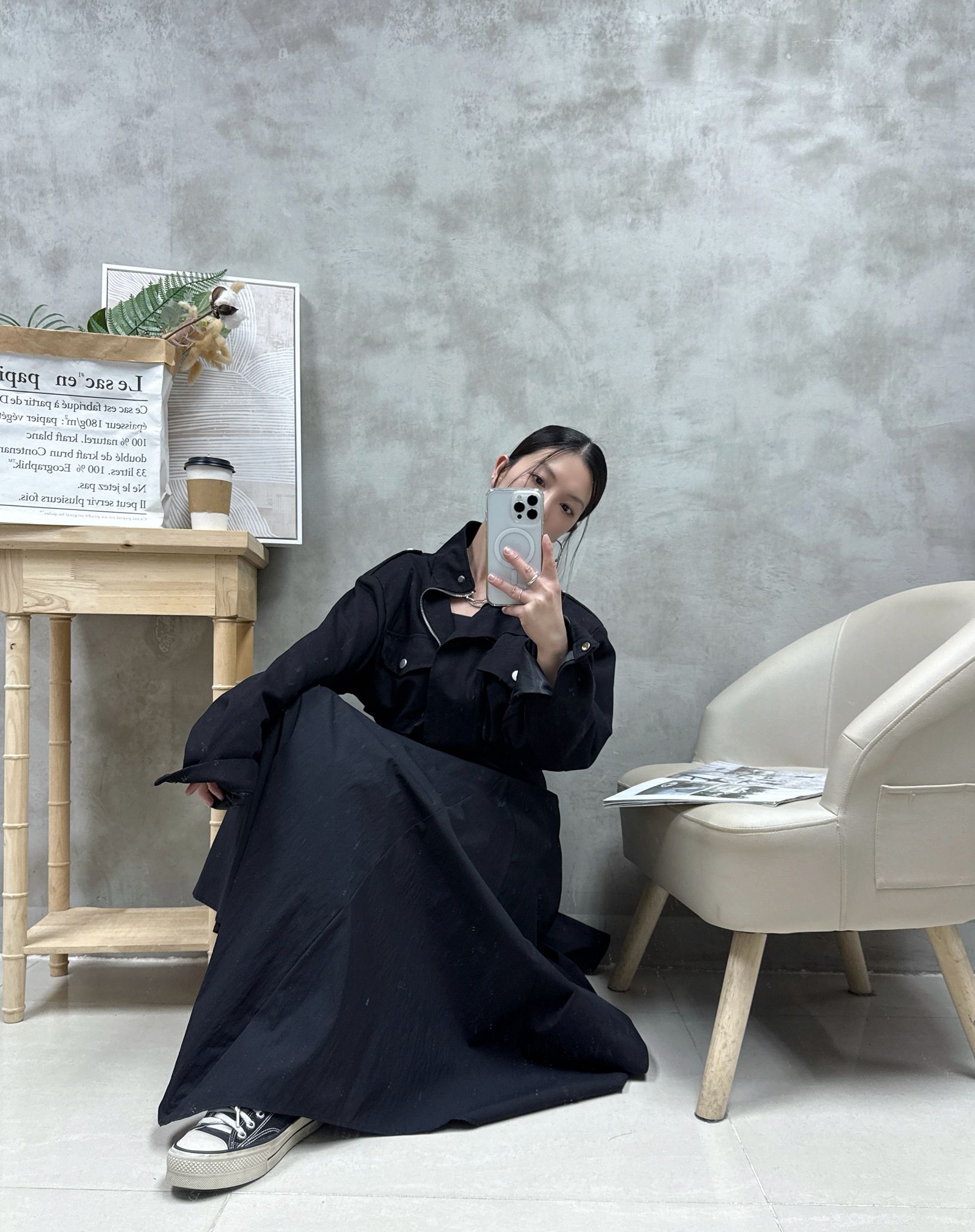 B02 不規則腳恤衫棉Ops