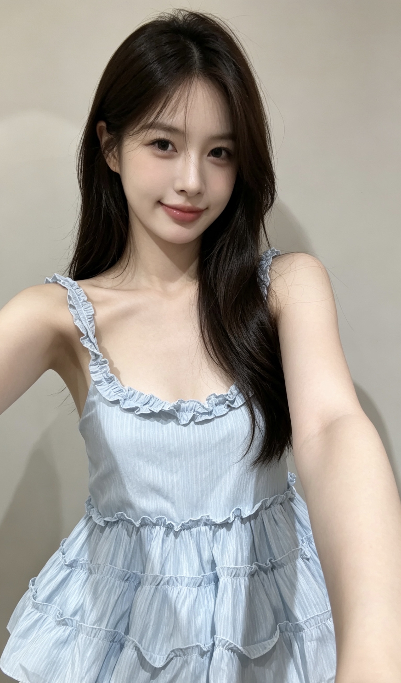 TP590荷叶边蓬松衣