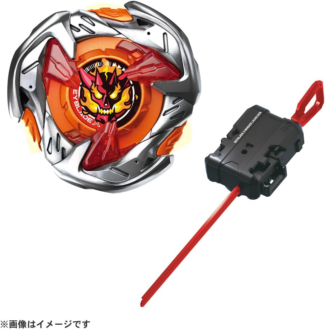 港版現貨 Takara Tomy 爆旋陀螺X Beyblade X - UX-02 惡魔戰鎚 3-70H 套裝 (附發射器)