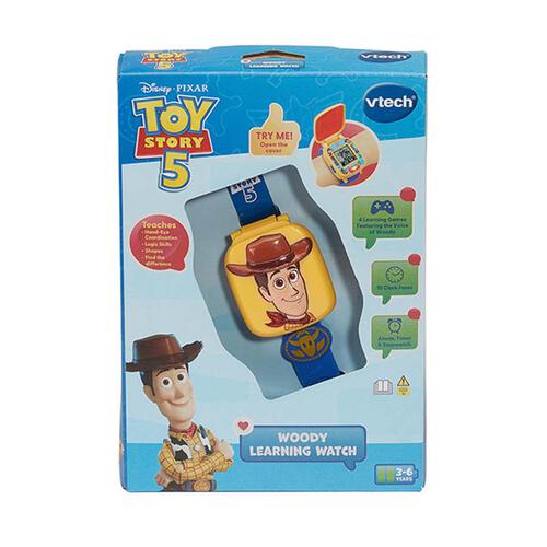 VTech Disney Pixar Toy Story 5 Woody Learning Watch 互動學習手錶｜英文版兒童電子手錶｜3歲以上