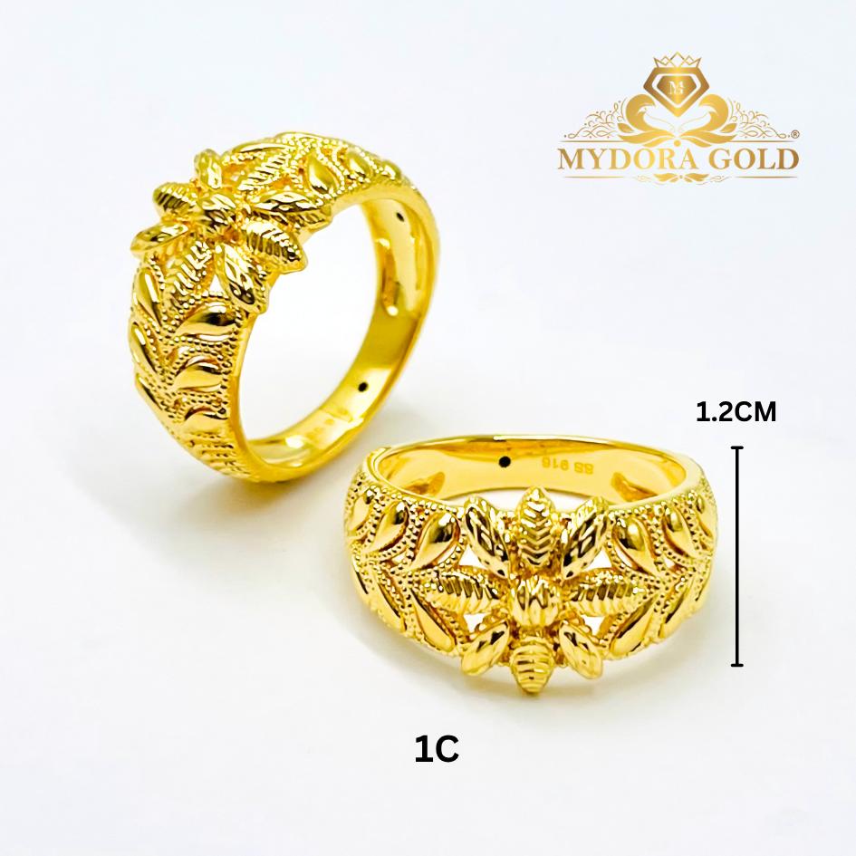 MYDORA Cincin Olive Blossom (5G) l EMAS 916/22K