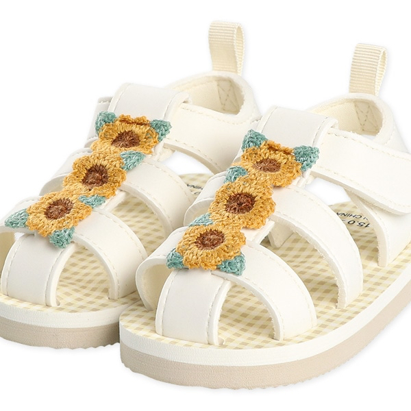 🇯🇵預訂 日本直送🇯🇵向日葵米白色EVA涼鞋