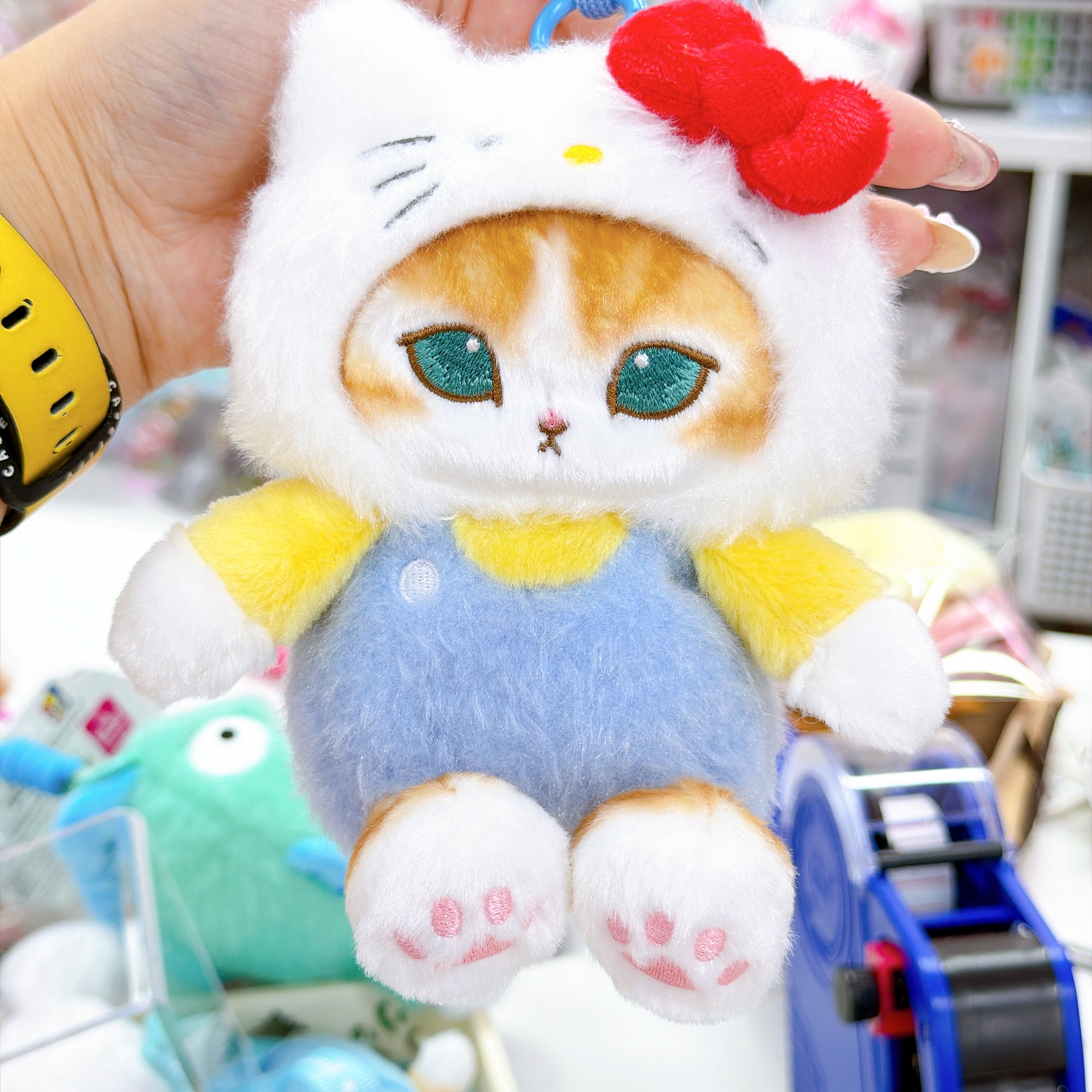 日本直送Sanrio mofusand 合作系列新款公仔掛飾