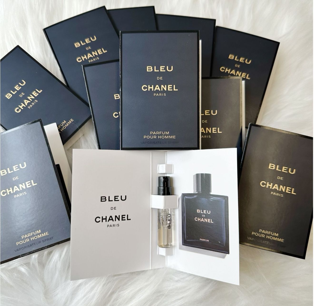 CHANEL DE BLEU PARFUM 1.5ML純香精(一套3支)