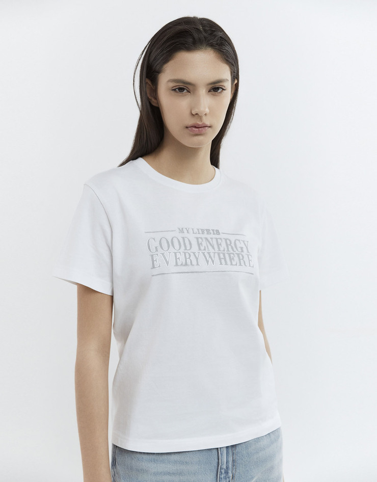 🇰🇷 韓國 Giordano Graphic Tee｜GOOD ENERGY EVERYWHERE