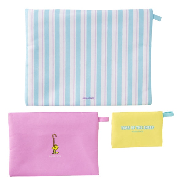 🌸 【預訂】Triple Pouch Set - Snoopy Year of the SHEEP Series