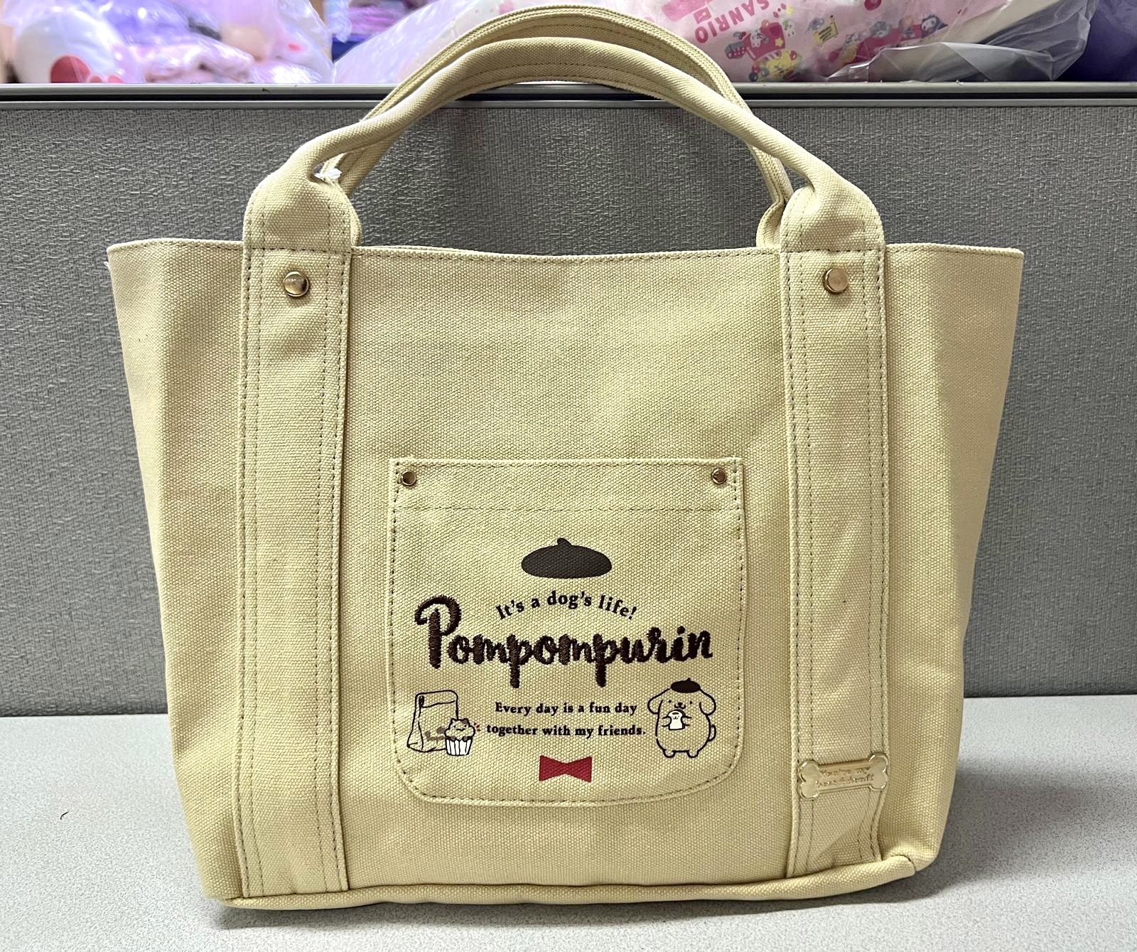 🎌日本直送🎌 布甸狗 刺繡帆布袋