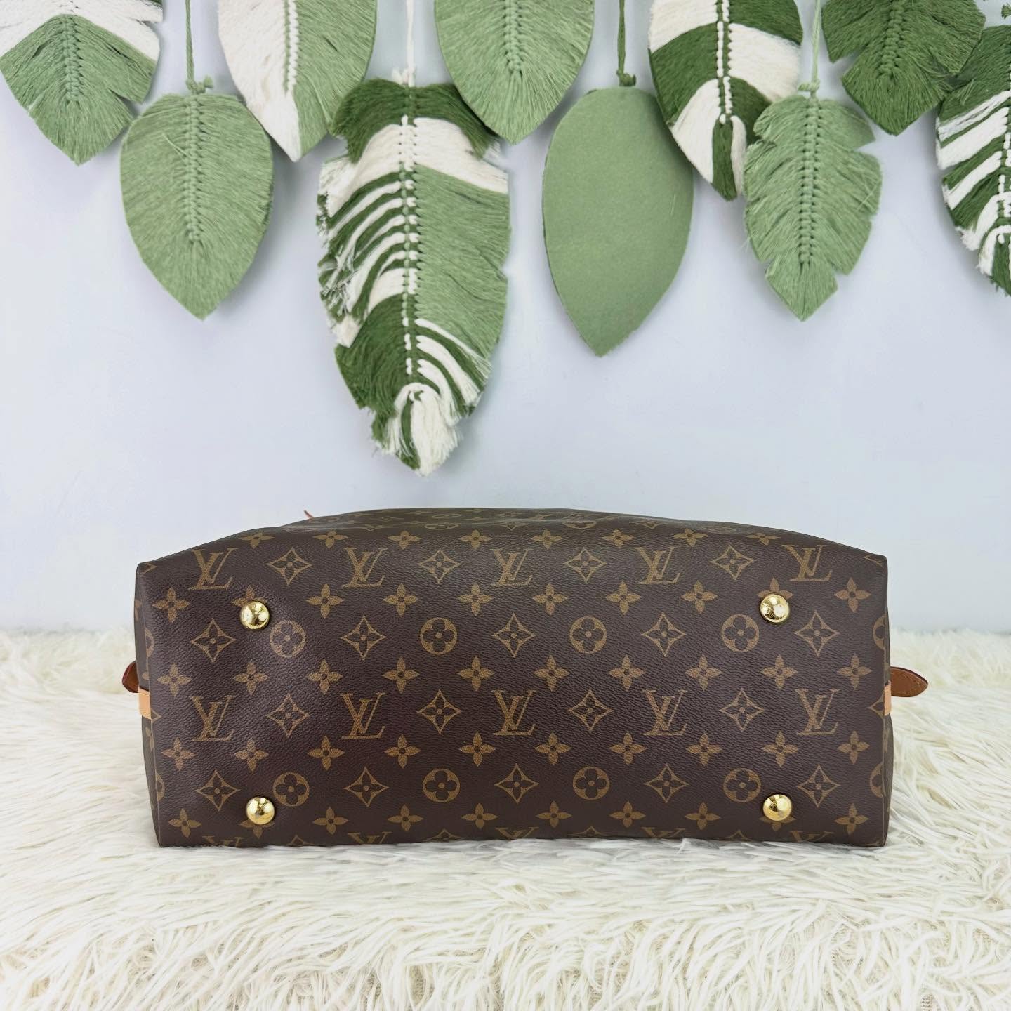 LV 🤍PRE OWNED 啡色老花 CarryAll MM Size 單肩斜肩包🤎