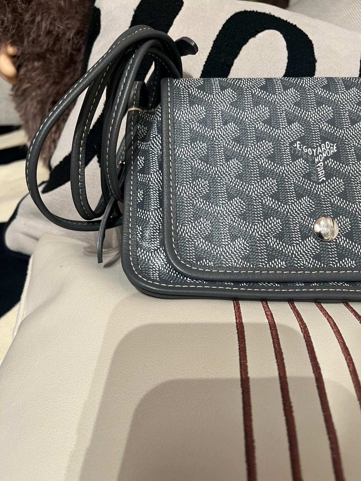 全新 Goyard plumet crossbody bag Grey 100%Authentic ,全新未使用品 ✅tap✅dust bag 