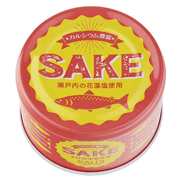 【日本直送】KALDI 水煮鮭魚中骨罐頭(150g/1罐)