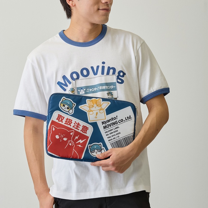 日本預訂📍日本Mofusand得意搬屋公司造型系列 - 平板電腦/多用收納袋 13/3日本開售