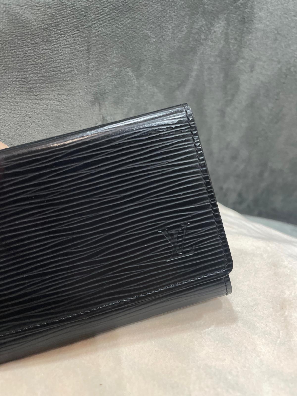 LV EPI card Holder Black 100%Authentic, 98%New