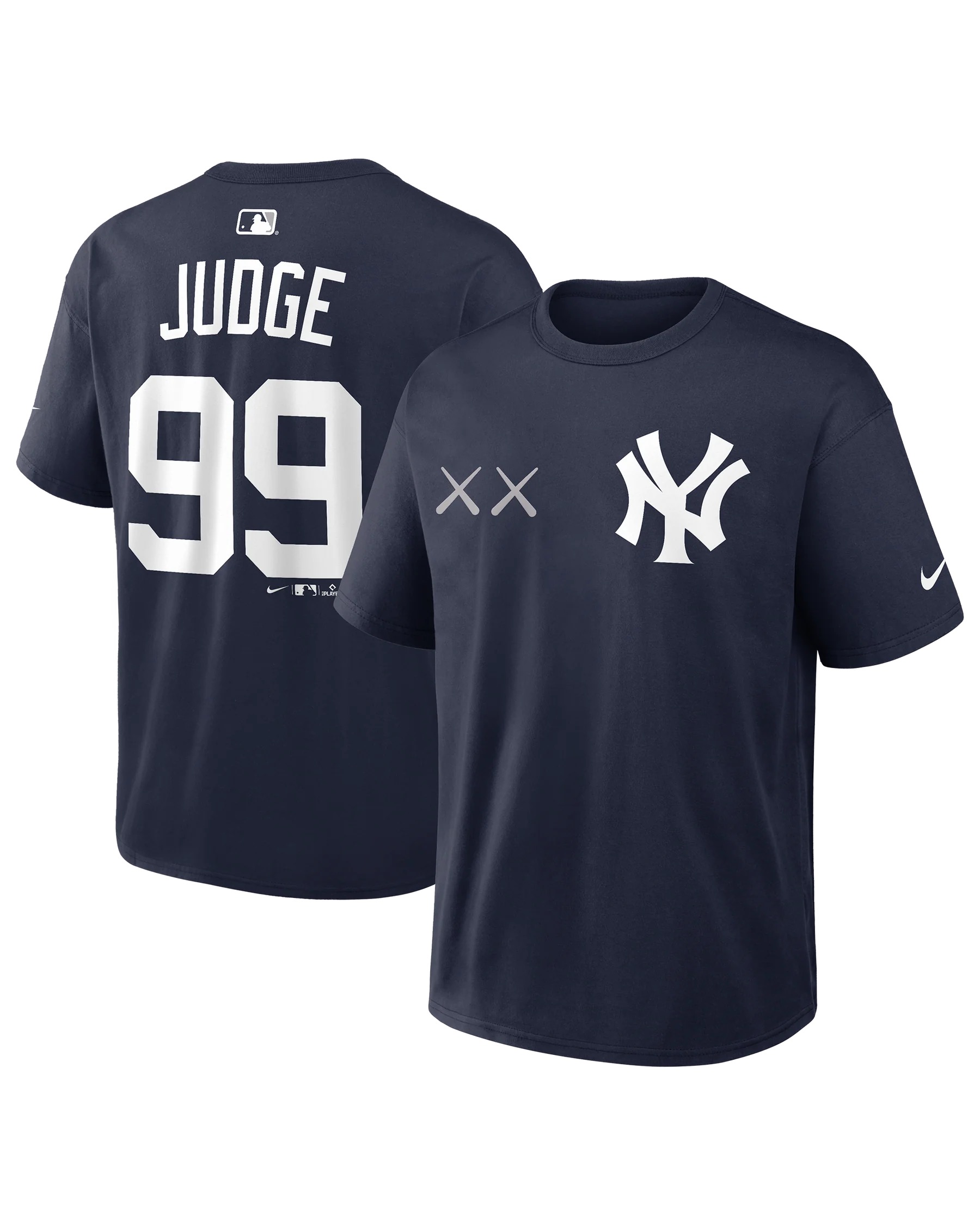KAWS Men's SS NN Max 90 New York Yankees - Collegiate Navy