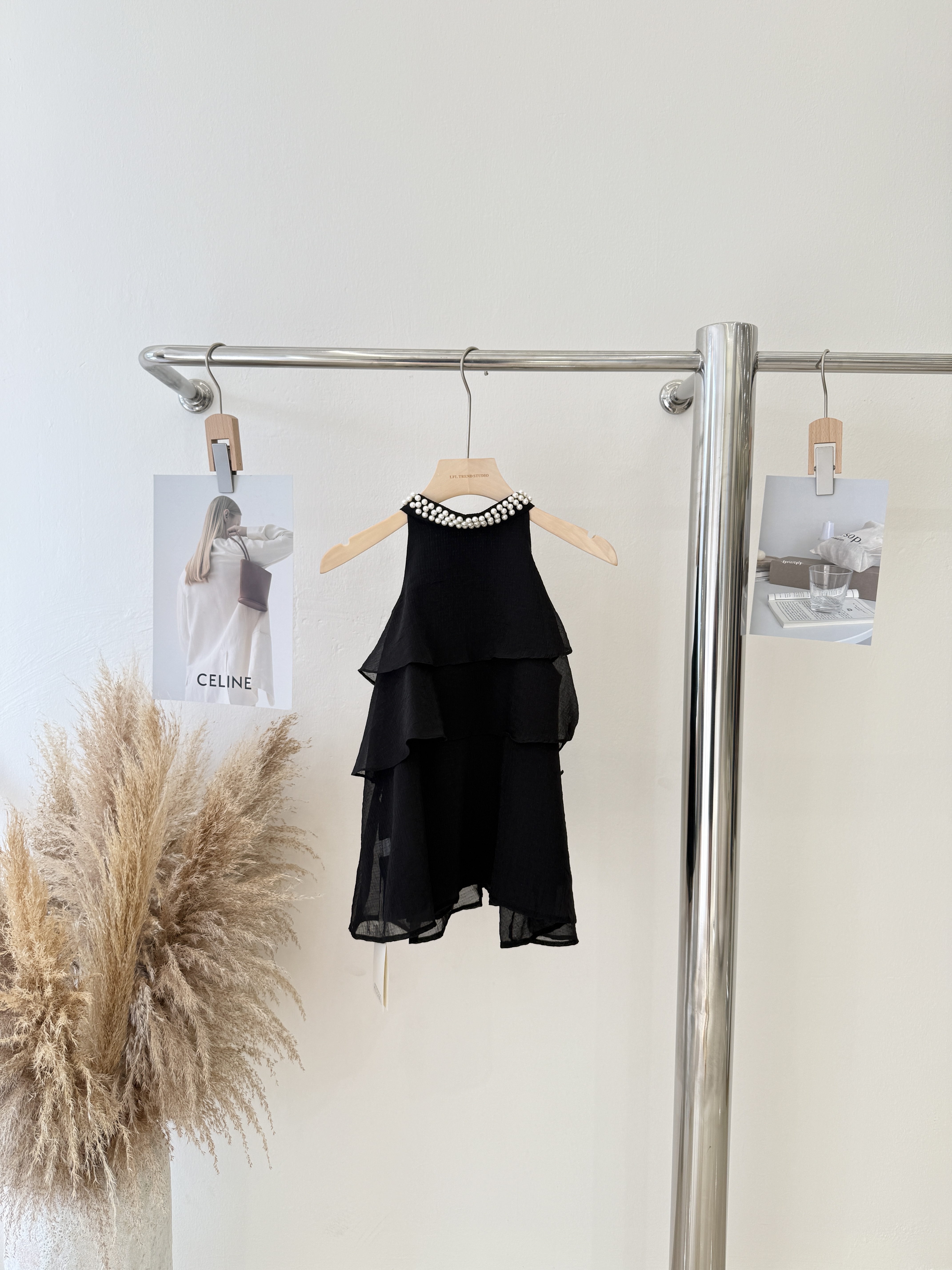 6925 名媛气质钉珠蛋糕背心