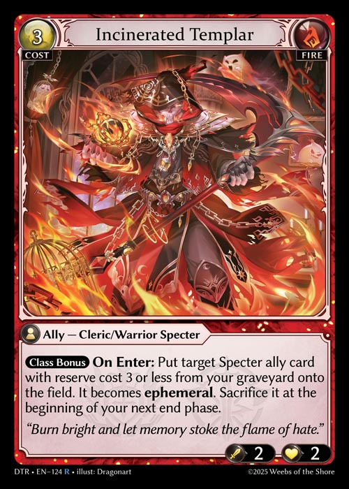 Incinerated Templar / DTR-124 (R)