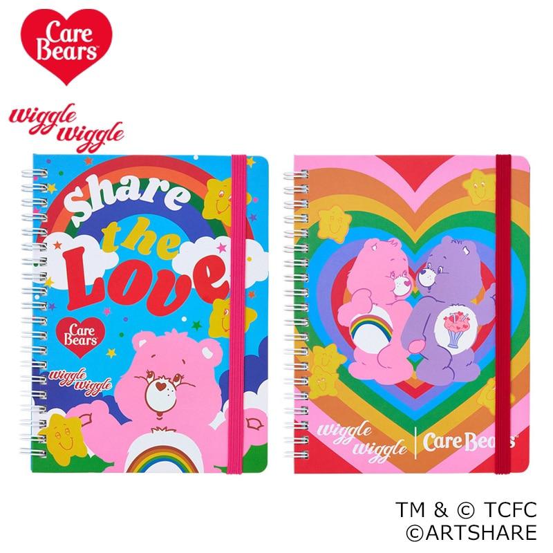 Care Bears 螺旋筆記本- 分享愛與彩虹友誼