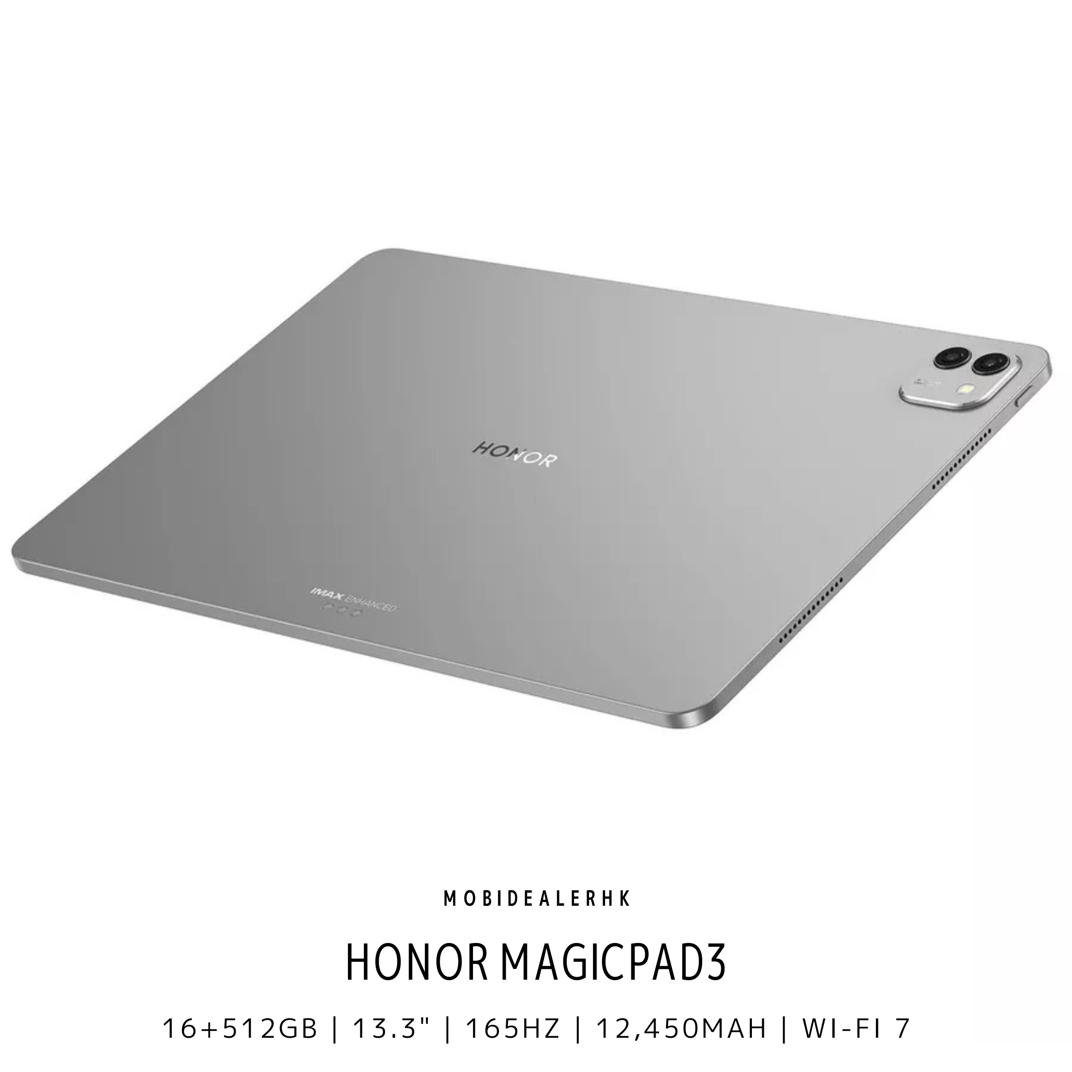 Honor MagicPad3 | 榮耀 MagicPad3 | WiFi | 平板電腦 | 16+512Gb | 13.3" 超大屏幕 | 165Hz | 12450mAh 巨大電池