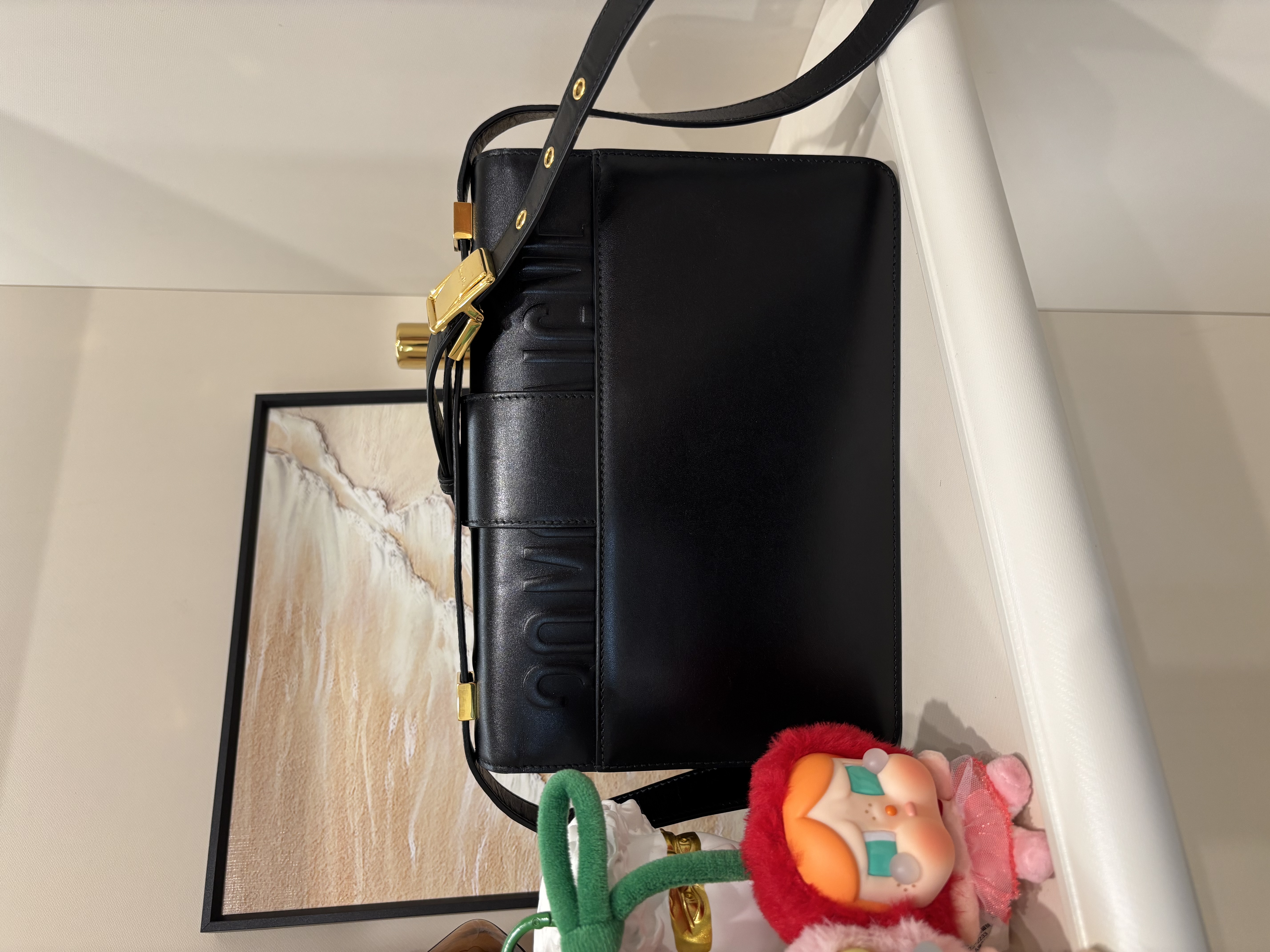 Dior Montaigne 30 Crossbody Bag 黑金 100%Authentic, 90%New ✅ certificate