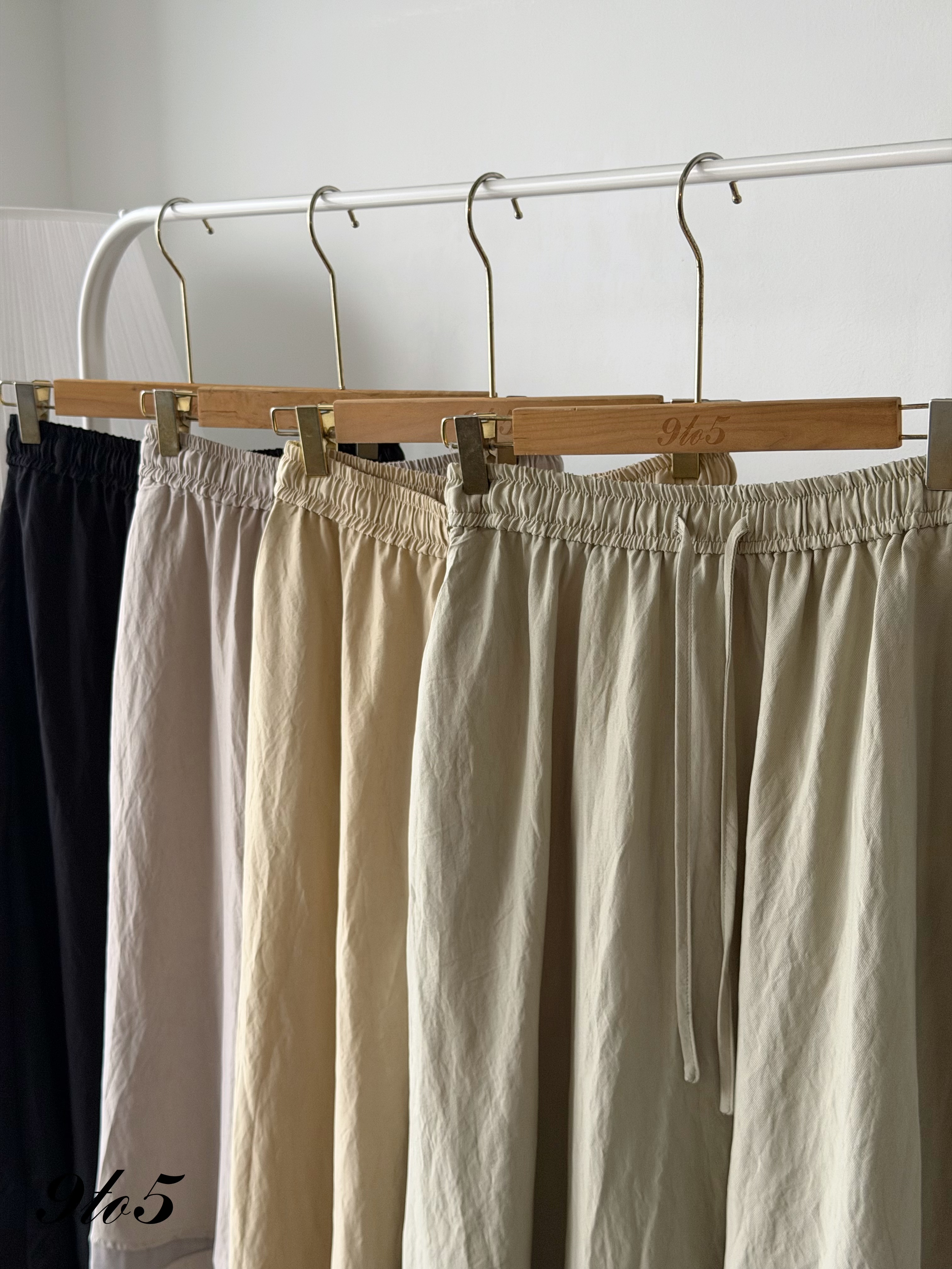 S2041 A Line Drawstring Skirt - 4 Colors 