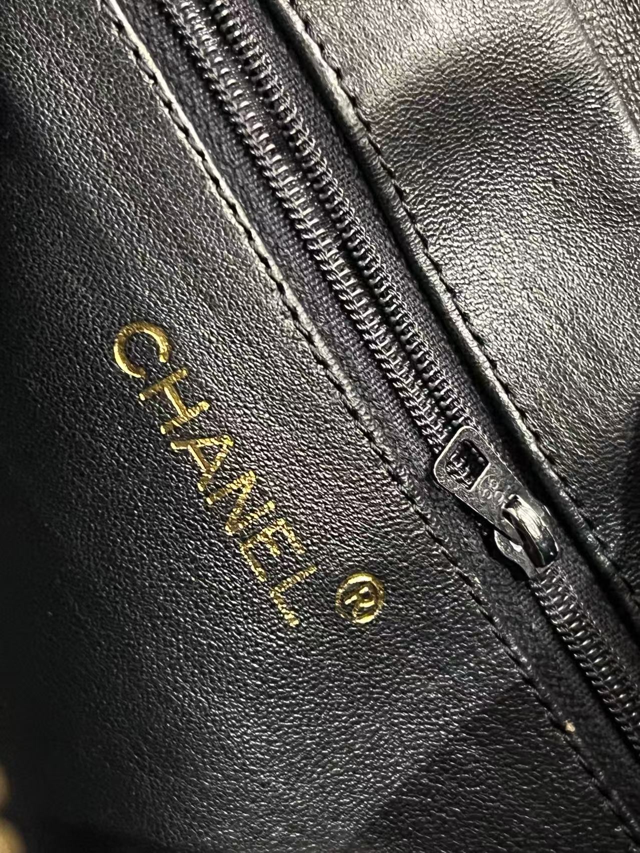 Chanel Vintage Chevron Fringe Camera Bag