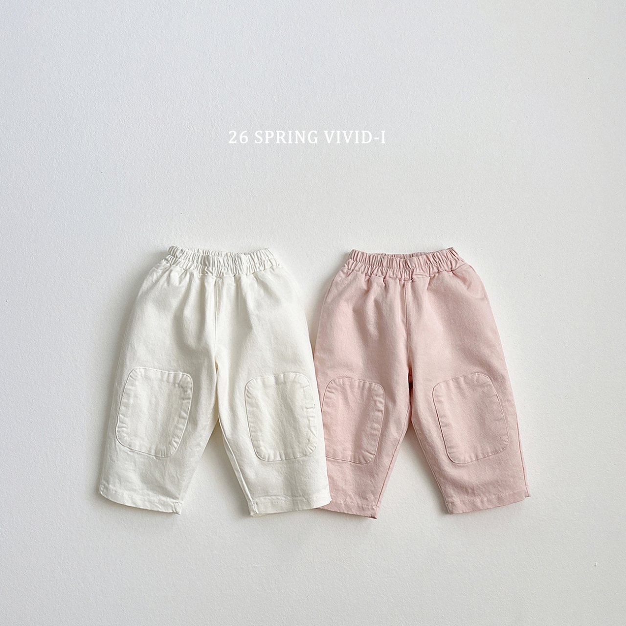 🌸預訂 韓國直送🌸🇰🇷VIVIDI兩色貼布寬鬆闊腳褲