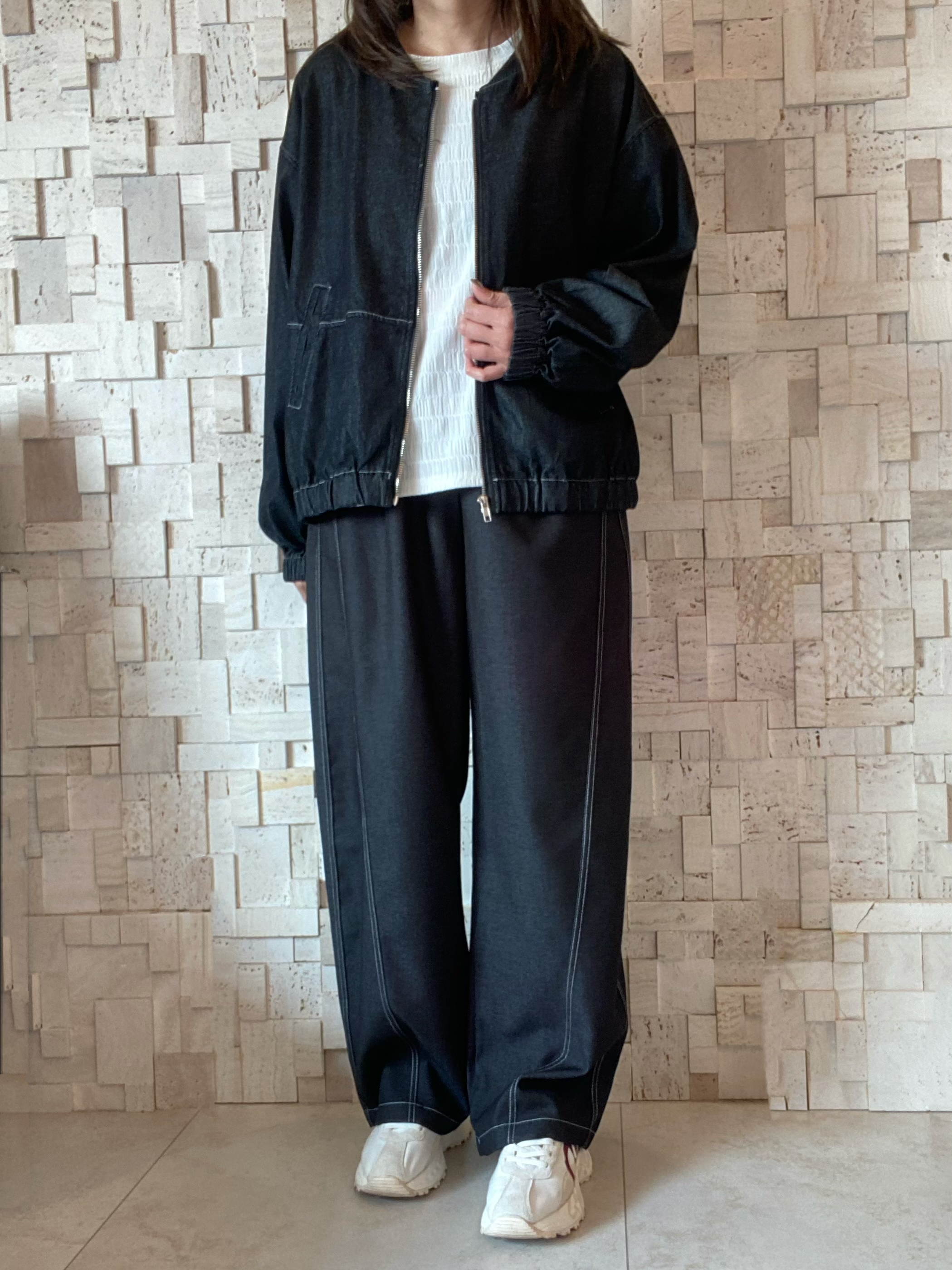 #2072 拉鍊牛仔外套