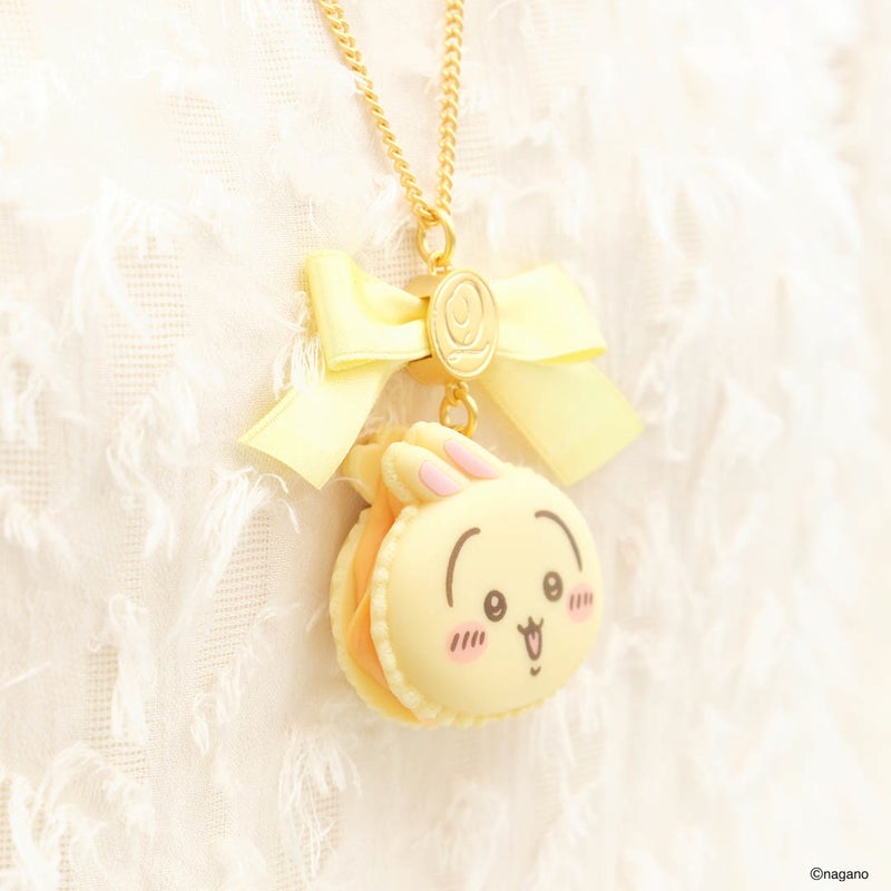 《Pre-Order》Macaron Necklace / Bag Charm 馬卡龍造型項鍊 / 掛飾｜Chiikawa 吉伊卡哇 X Q-pot. (26CKW28-P)
