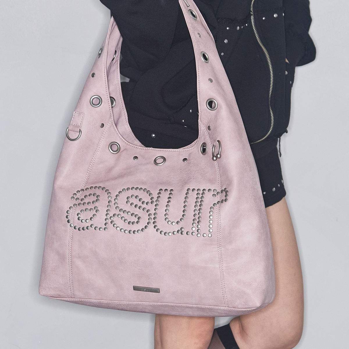 [asur] CRASH EYELET SHOULDER BAG (3種)