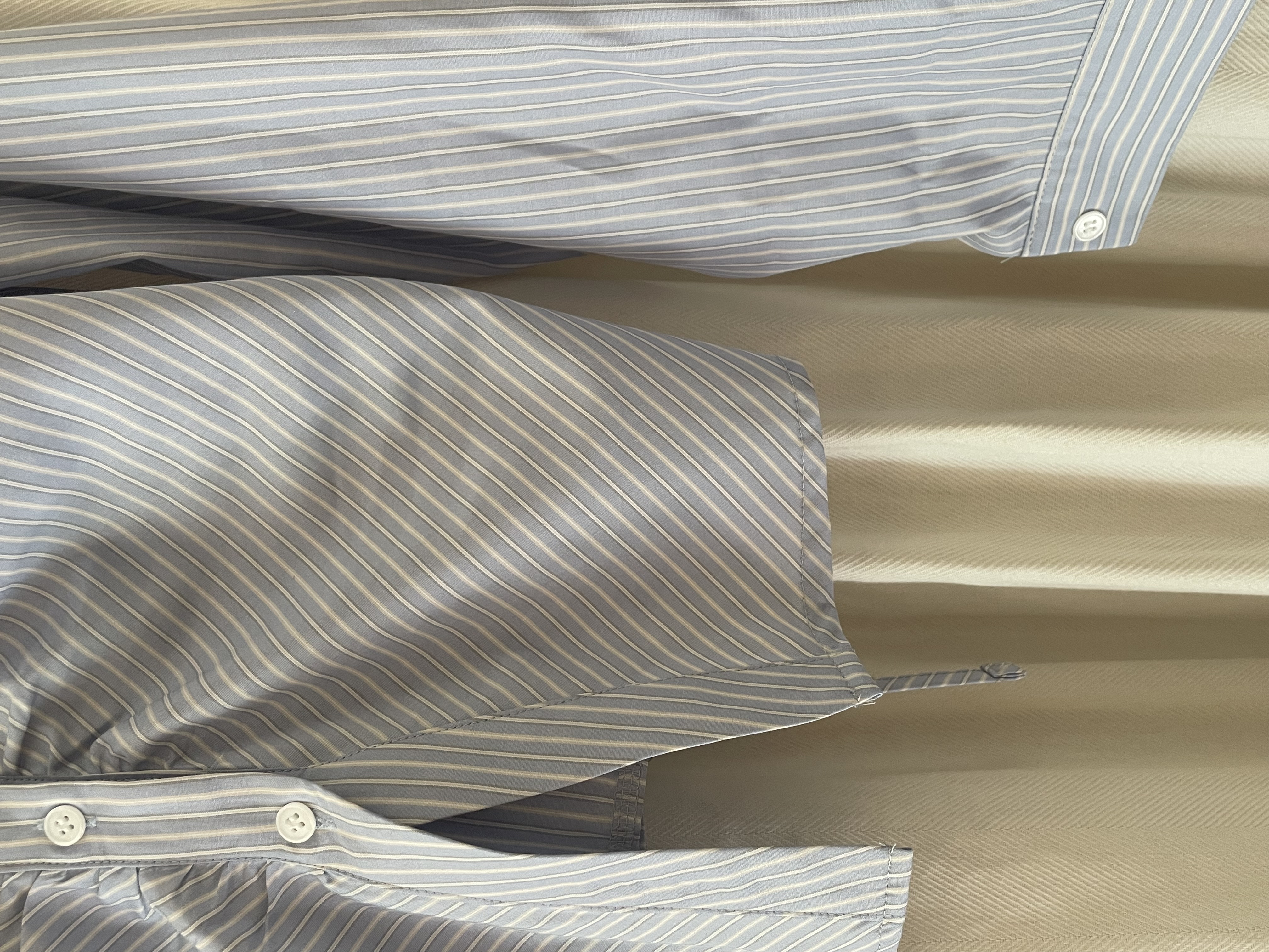 🌼| CORSET BACK STRIPED SHIRT