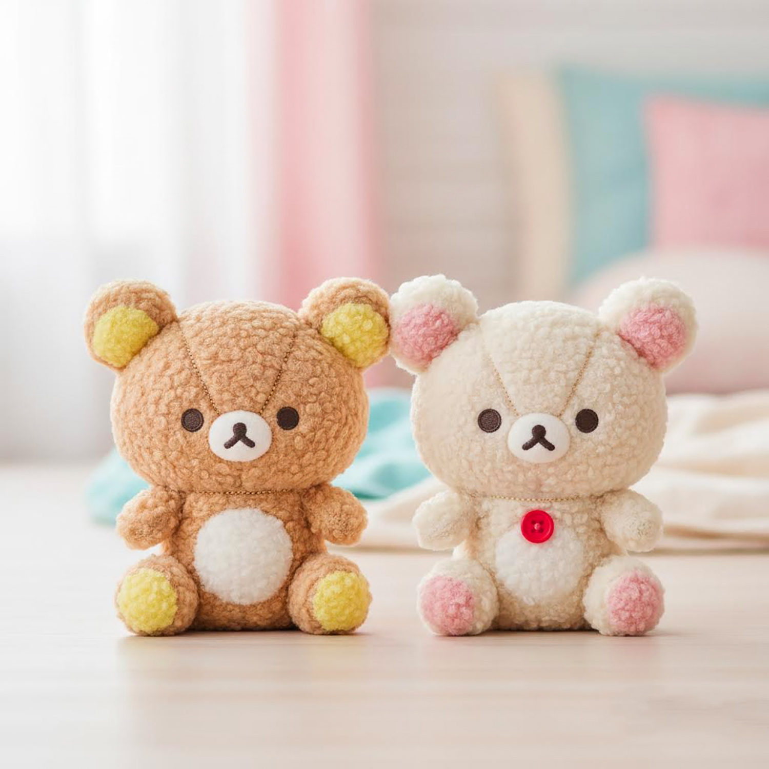 鬆弛熊 - 羊羔毛公仔 (小白熊款)