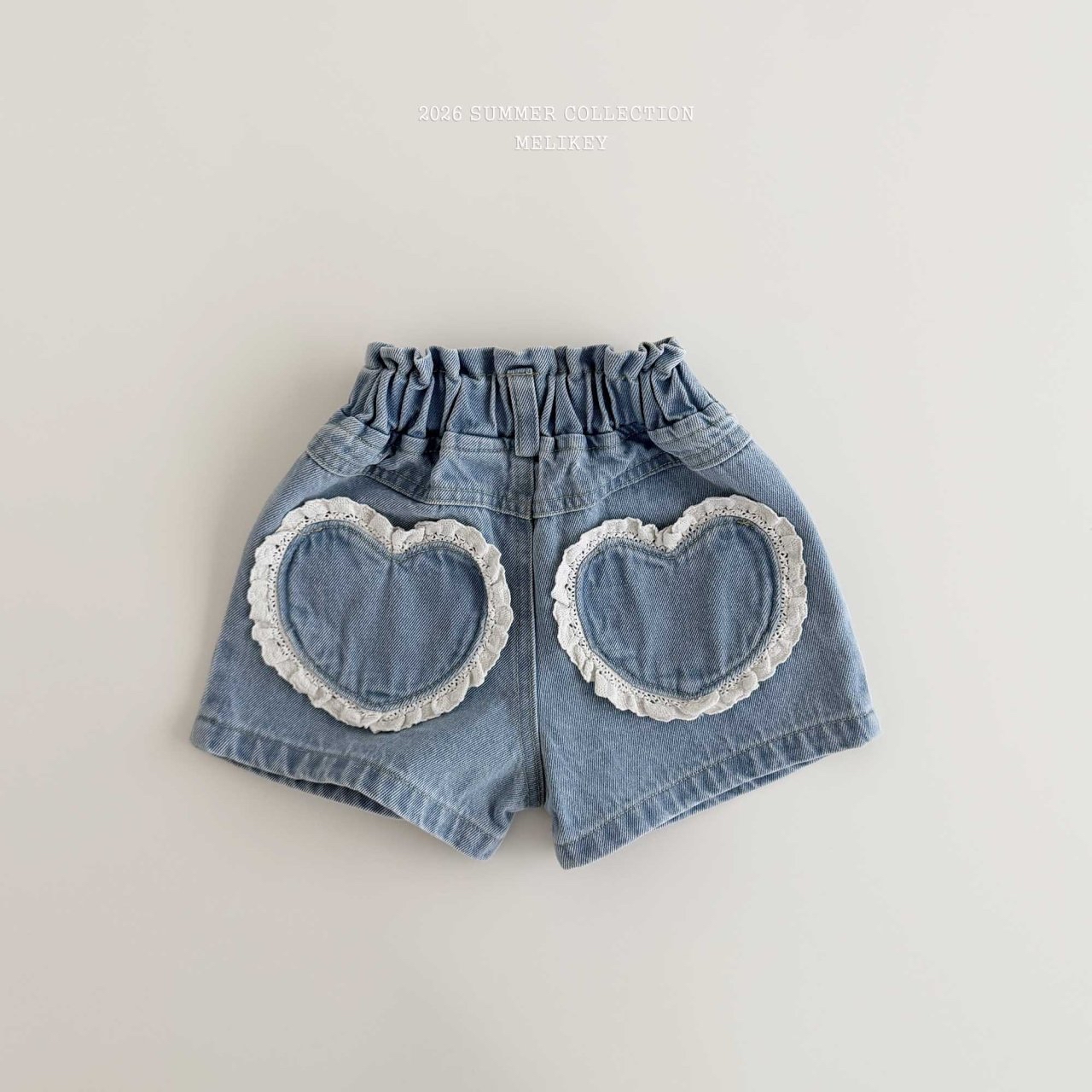 Heart Denim Shorts