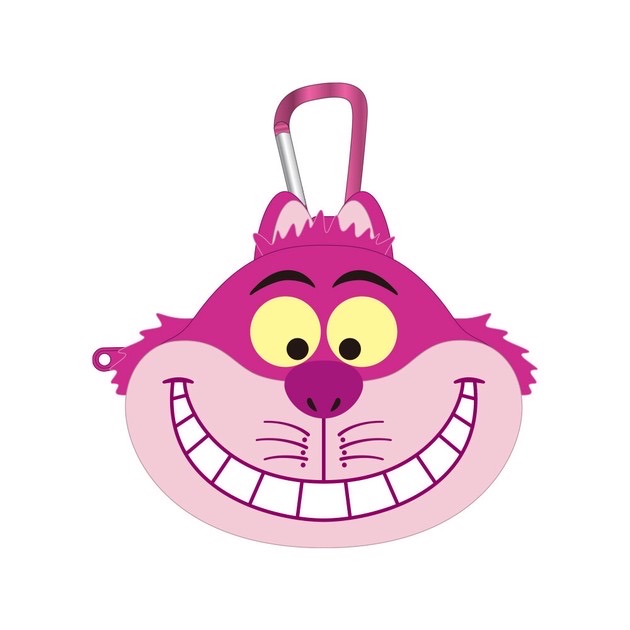 柴郡貓毛絨拉鍊吉祥物附登山扣