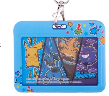 Pokemon 証件套連頸繩 (橫向)