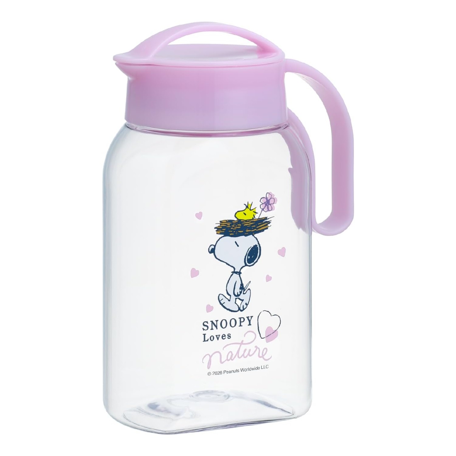 🔥🔥【日本製《LUSTROWARE》SNOOPY 1.8L 可橫放密封冷水壺】