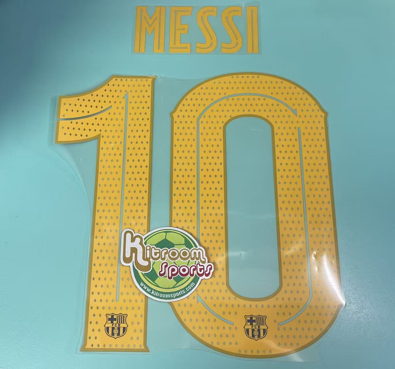 2020-21 Barcelona Home UCL Nameset #10 MESSI