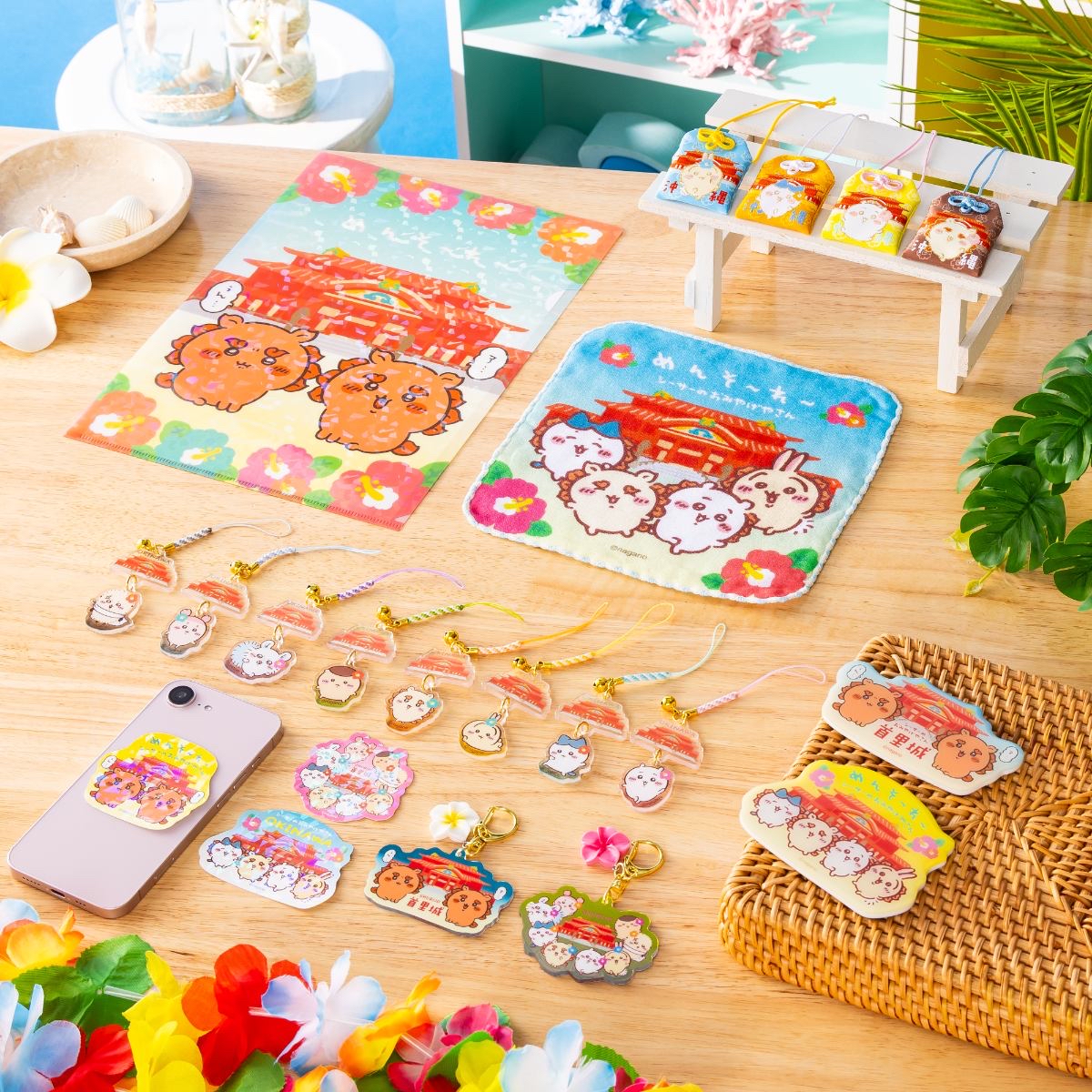 🌸 【預訂】鈴付Charm(隨機) 風獅系列首里城 - Chiikawa 9/10 新品