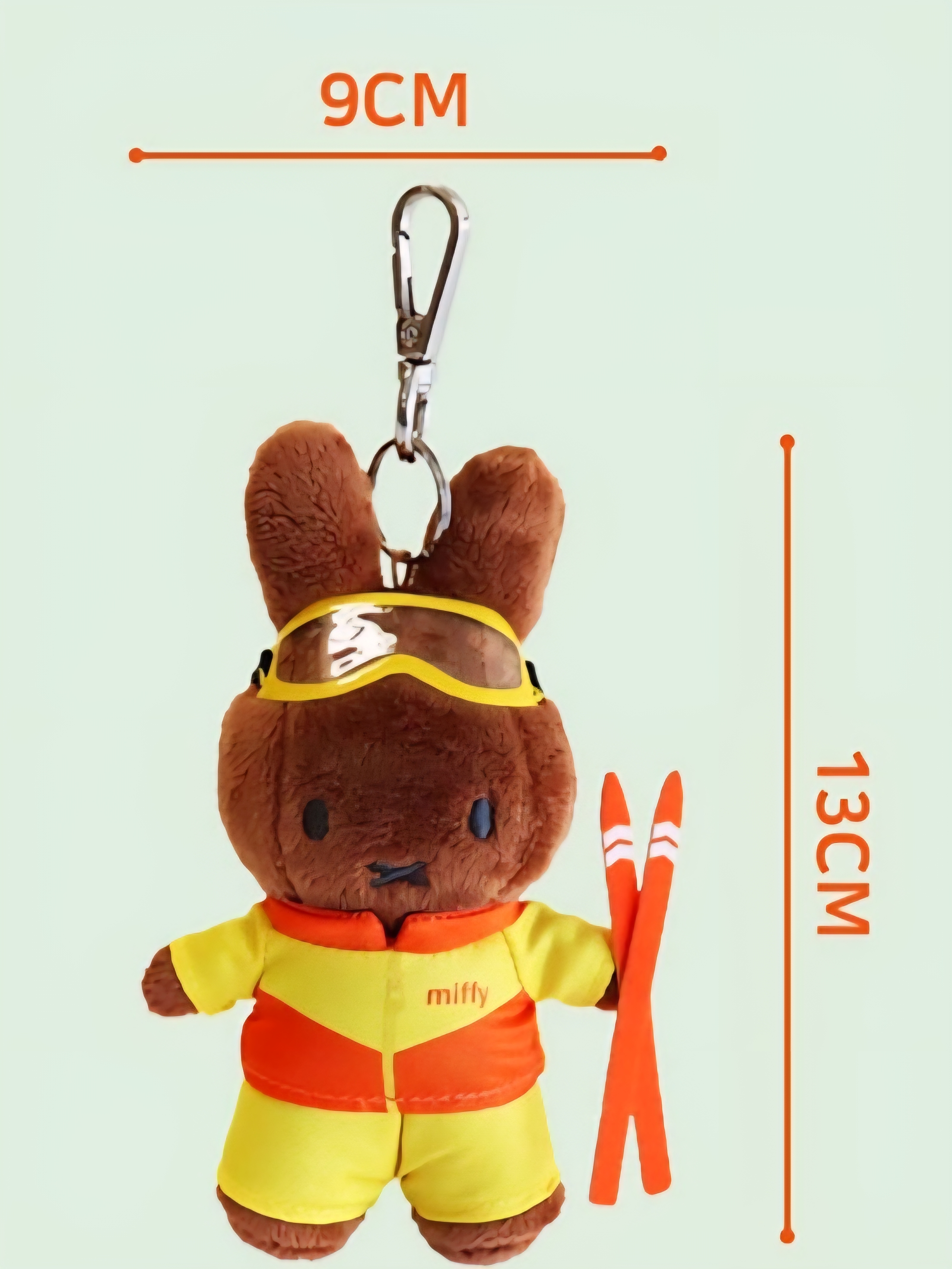 Melanie 韓國版 滑雙板 keychain 