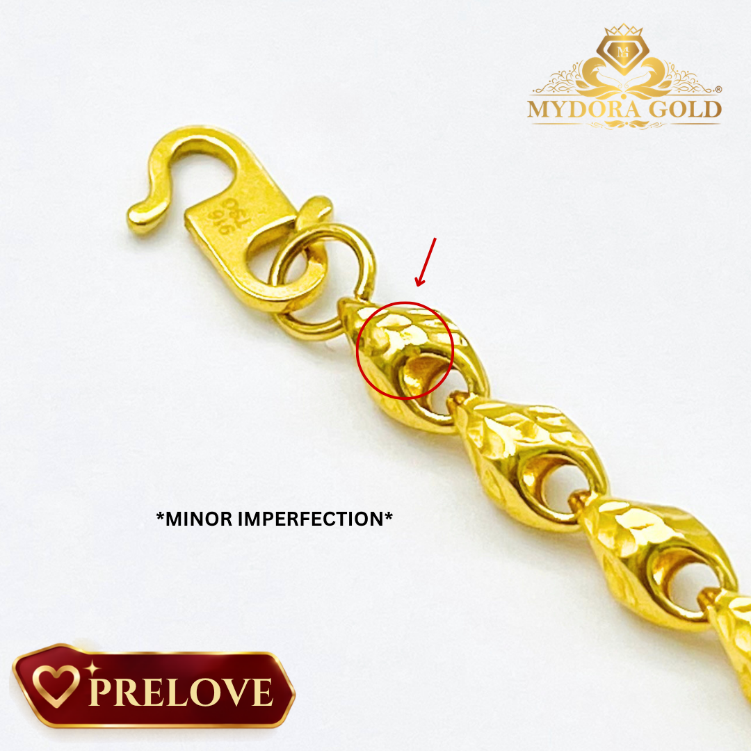PRE-LOVE: Rantai Tangan Mini Siput l EMAS 916/22K