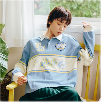 🌸 【預訂】藍色長袖Tee Shirt - CHIIKAWA 16/10新品