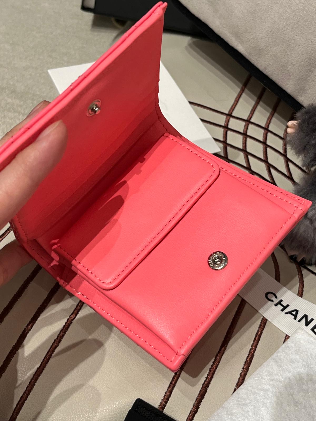 未使用品 Chanel Matlasse Small Wallet Bi Fold Wallet Leather AP3726 Star Wallet 100%Authentic,Unused 未使用品 ✅專門店收據✅晶片貼✅塵袋✅盒