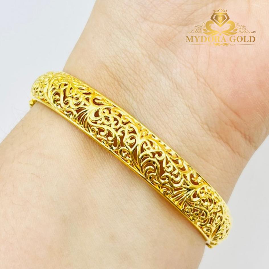 MYDORA Gelang Pahat Jawa l EMAS 916/22K