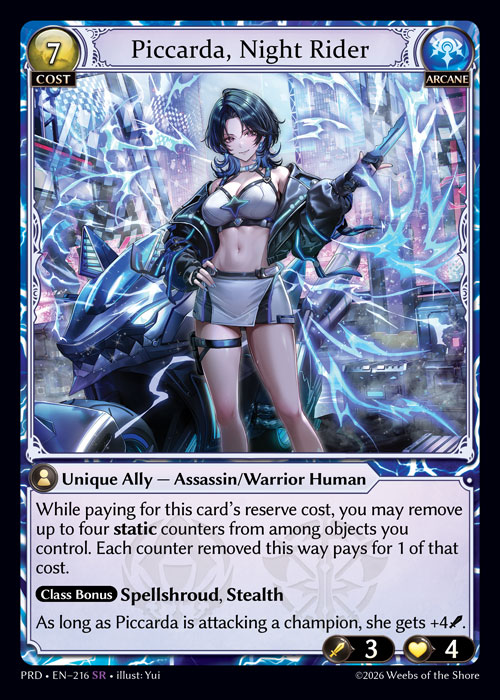 Piccarda, Night Rider / PRD-216 (SR)