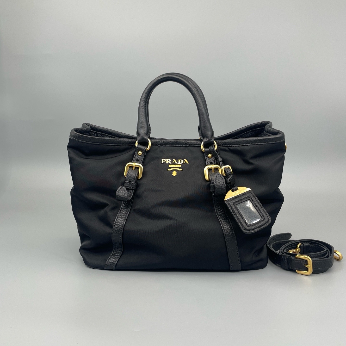 【預訂貨品】Prada 黑色尼龍tote bag
