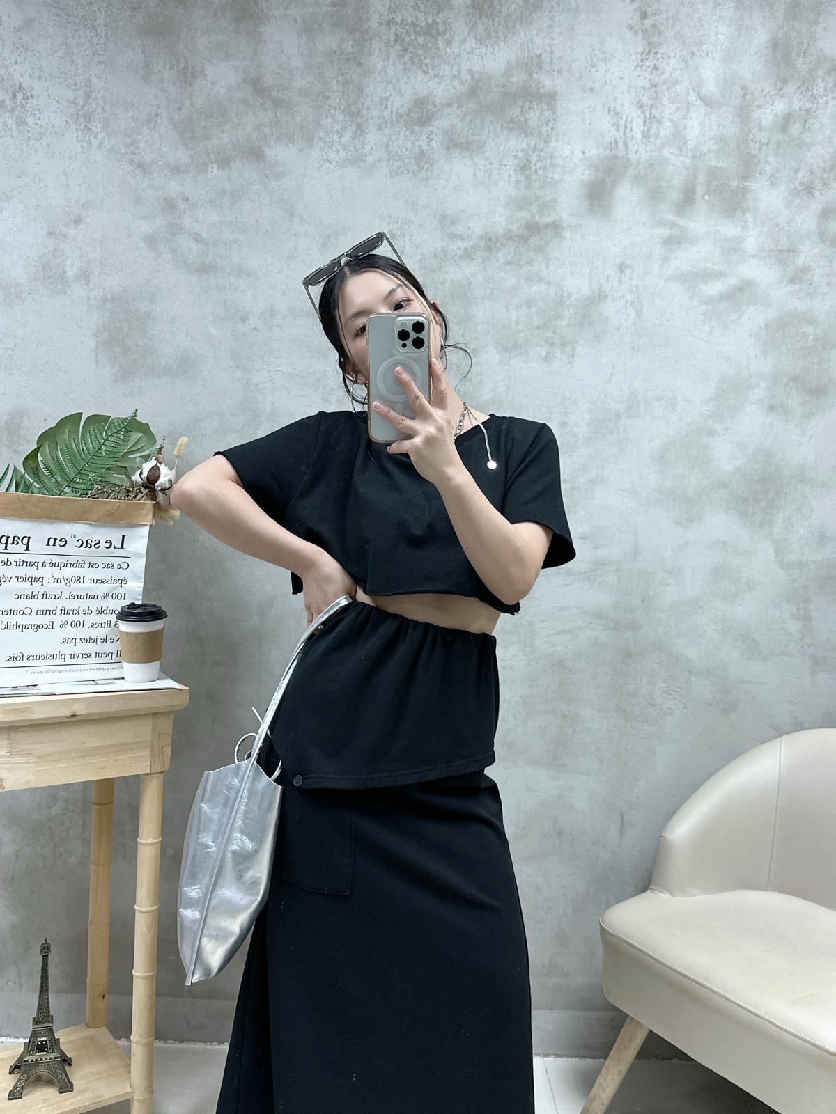 P19 前後兩著棉質裙