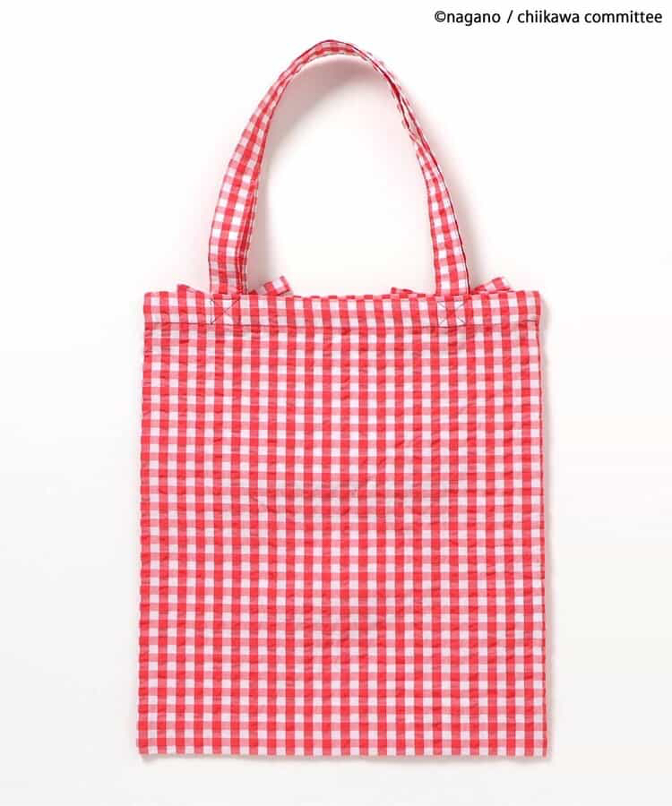 🇯🇵預訂 日本直送🇯🇵Apres les cours x Chiikawa系列人物刺繡貼花格紋手提包