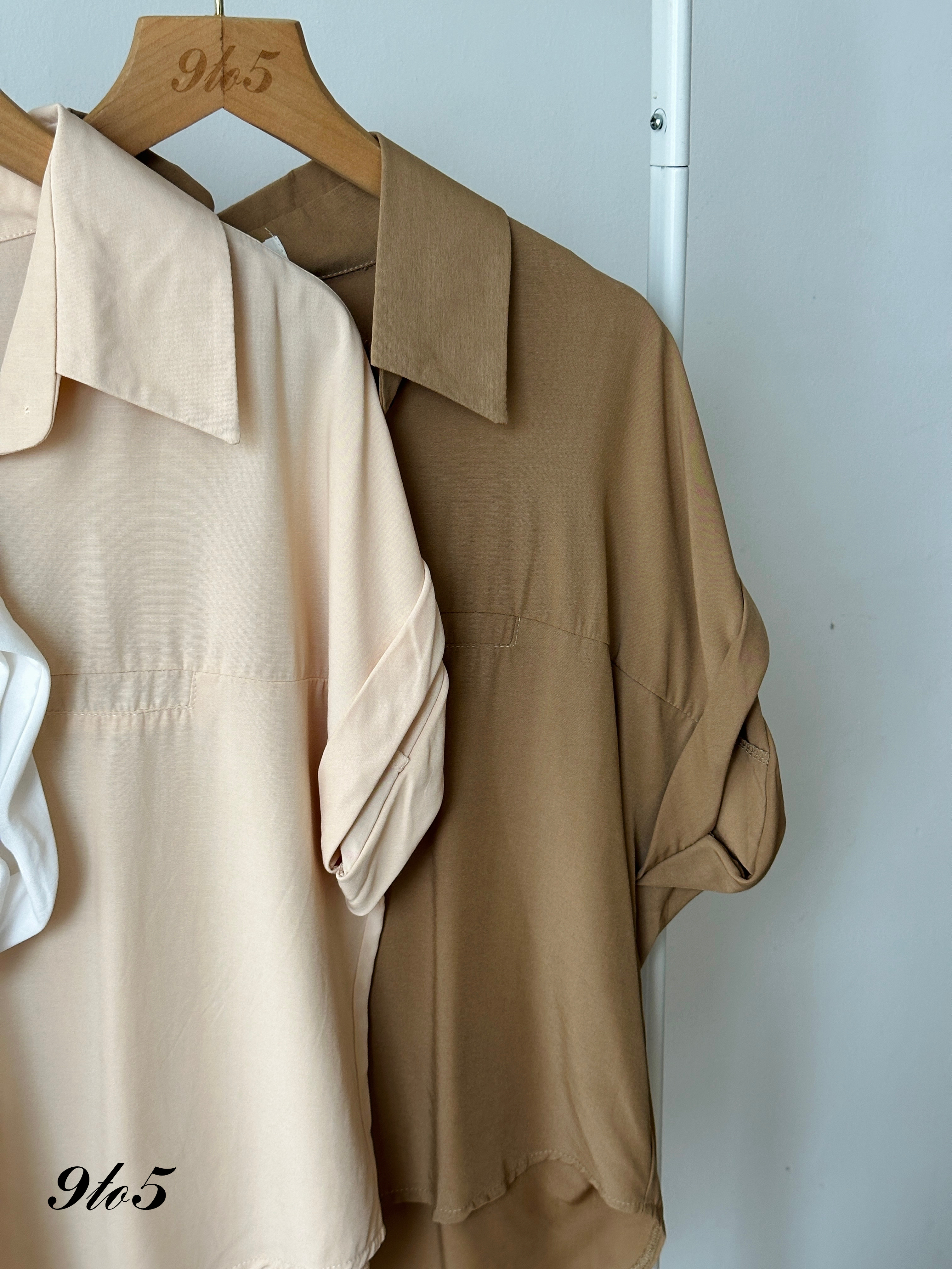 T3905 Cape Sleeve Shirt - 4 Colors