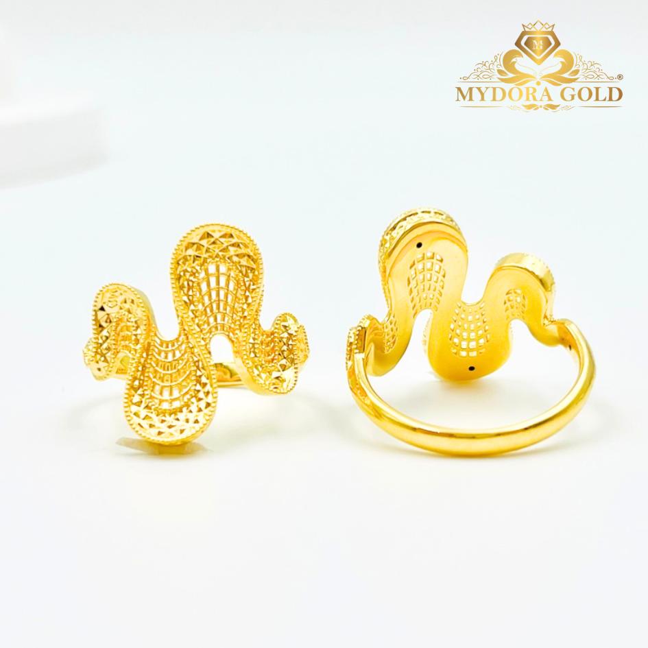 MYDORA Cincin Ombak Cinta Jaring (5G) | EMAS 916/22K